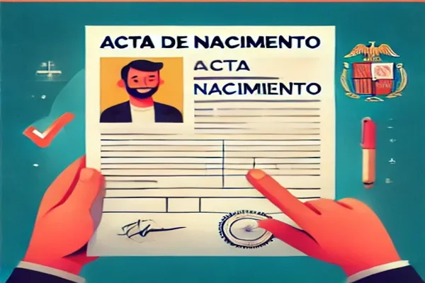¿Cómo solicitar el acta de nacimiento online?